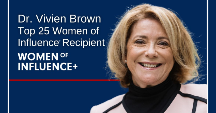 Dr. Vivien Brown named one of Women of Influences Top 25 in 2023